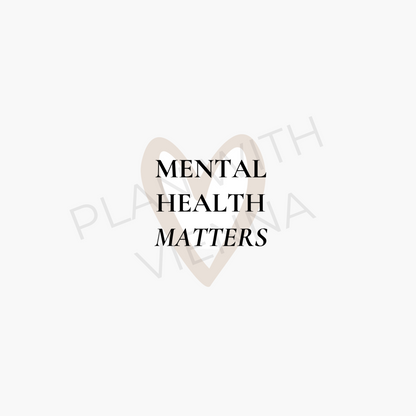 Mental Health Matters - Printable Die Cut