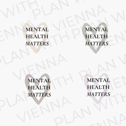 Mental Health Matters - Printable Die Cut