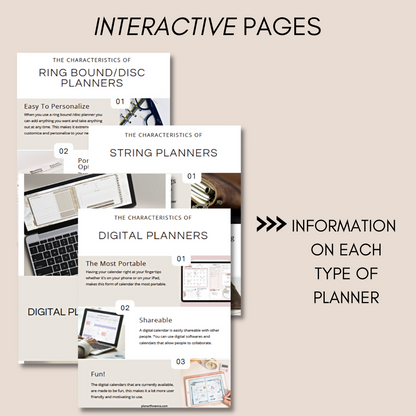 Picking Your Planner Guide - Interactive Guide + Workbook