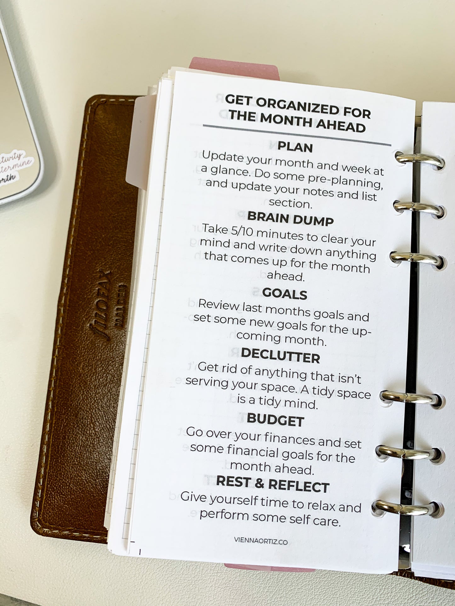 Get Organized For The Month Ahead