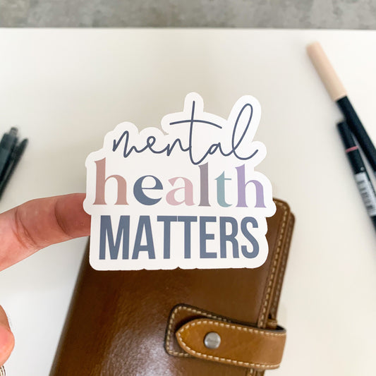 Sticker Decal - Mental Health Matters