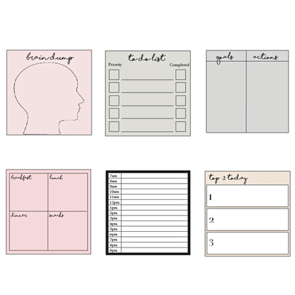 Productivity Digital Sticky Notes-Minimal