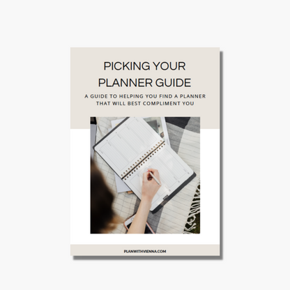 Picking Your Planner Guide - Interactive Guide + Workbook